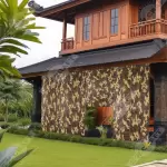 Jangal Print Bamboo Chick Blind – Stylish & Durable Window Covering