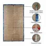Airforce Print Bamboo Chick Blind – Stylish & Durable Window Covering
