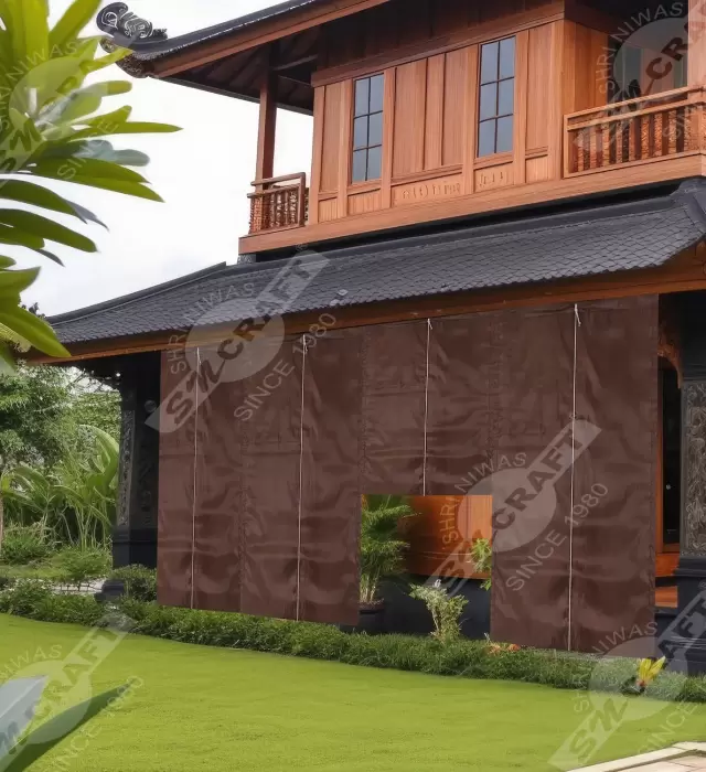Brown Bamboo Chick Blind – Stylish & Durable Window Covering