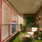 Red Bamboo Chick Blind – Stylish & Durable Window Covering